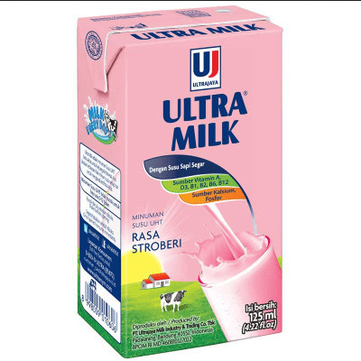 Ultra Milk Strawberry 125ml (Bundle) Main Image